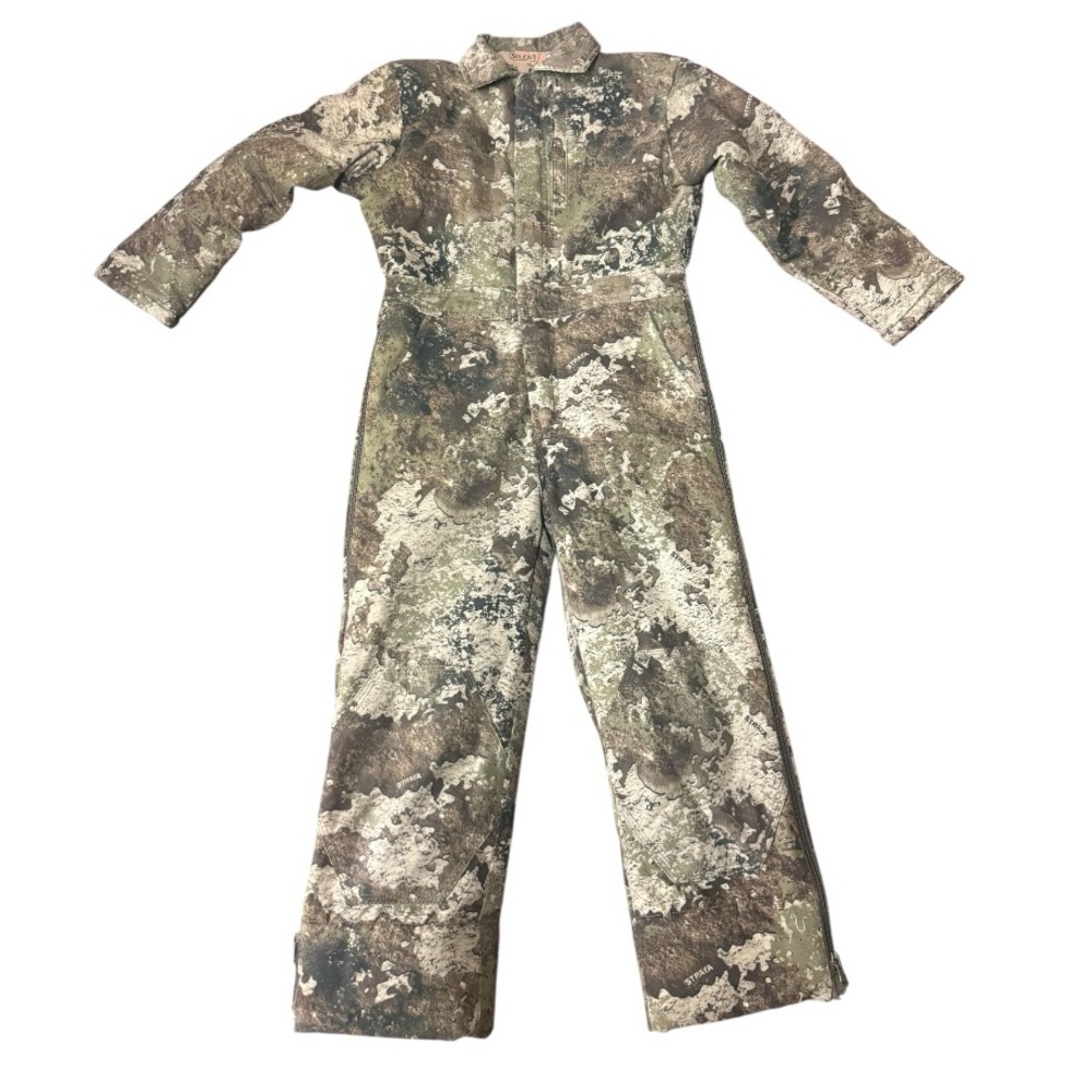 RedHead Silent-Hide Youth S Insulated Camo Hunting Coveralls Thermolite Strata